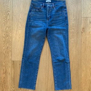 Ann Taylor Loft High Waist Straight Leg Jeans